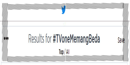 Meme-meme #TVoneMemangBeda banjiri Twitter