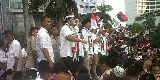 Prabowo dan Ical gelontorkan Rp 1 M buat Palestina