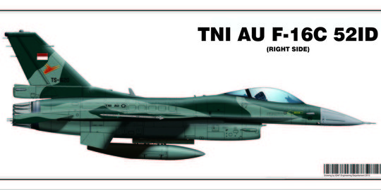 ini wajah f-16 block 52 id, kekuatan baru tni au dari amerika