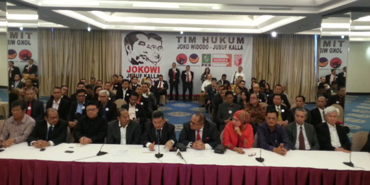 Dapat 160 laporan kecurangan, kubu Jokowi turunkan 64 pengacara