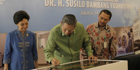 Presiden SBY saat resmikan RS Pusat Otak Nasional