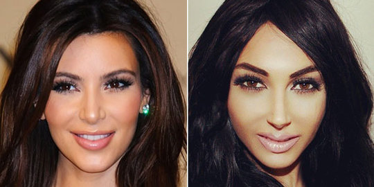 Demi mirip Kim Kardashian, wanita ini berhutang untuk oplas