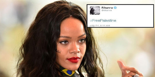 Rihanna hapus kicauan dukung Palestina di akun Twitter miliknya