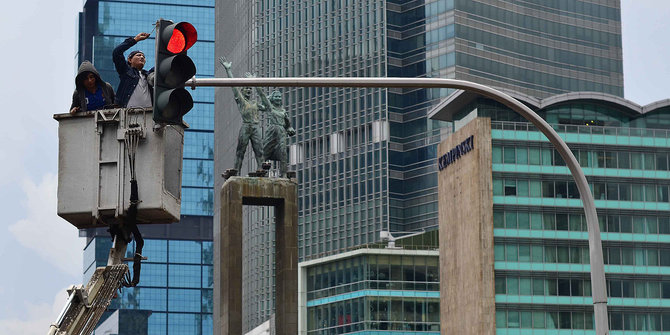 Lampu penerangan mati, Jalan Raya Serang-Tangerang gelap gulita