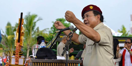 Pakai konsultan asing, nasionalisme Prabowo dipertanyakan