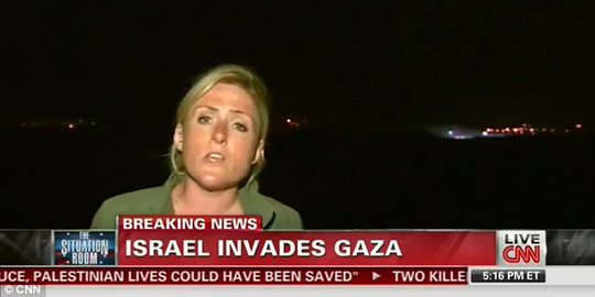Jurnalis CNN sebut Israel sampah