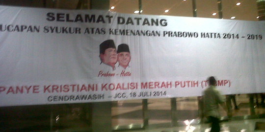 KPU belum umumkan, kubu Prabowo gelar syukuran menang pilpres