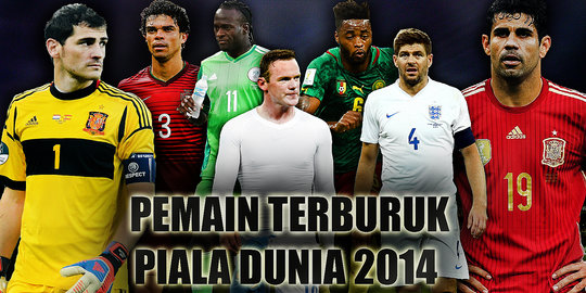 7 Pemain terburuk di Piala Dunia 2014