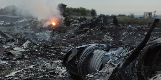 Sekitar 186 mayat ditemukan di sekitar tempat jatuhnya MH-17