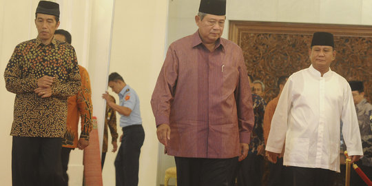 Di acara buka bersama SBY, Prabowo tak bicara soal pemilu ulang