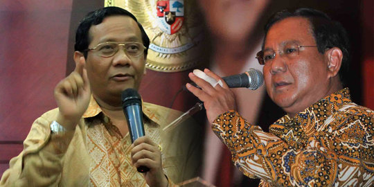 Jika Prabowo kalah, Mahfud MD tak ikut mengawal sampai ke MK
