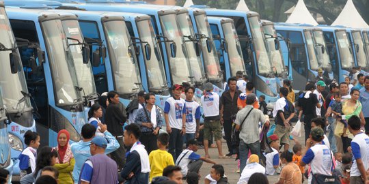 110 Bus mudik gratis Partai Demokrat siap antar ribuan warga