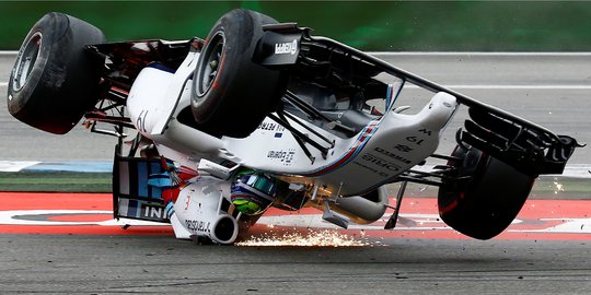 Ini kecelakaan maut Felipe Massa saat Grand Prix F1 Jerman