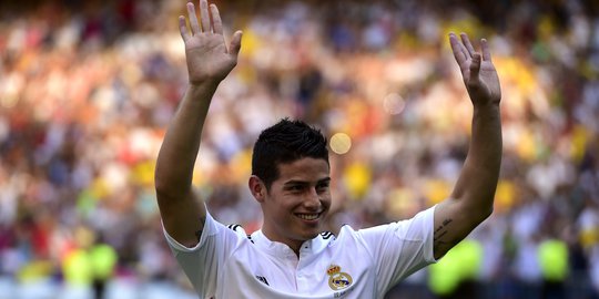 James Rodriguez resmi merapat ke Real Madrid