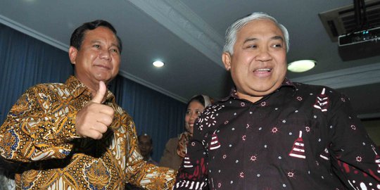 Din masih yakin Prabowo seorang kesatria dan negarawan