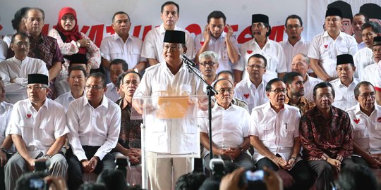 Parpol ingin merapat ke Jokowi, pendukung Prabowo beri selamat