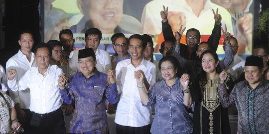 Jokowi sebut 20 persen menterinya dari parpol pendukung