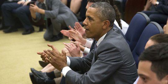 'Obama: Apa kabar Pak Jokowi? Selamat ya, nanti ketemu di China'