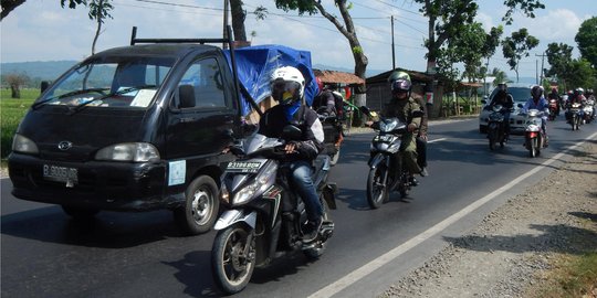 Tiket bus mahal, sepeda motor jadi primadona pemudik