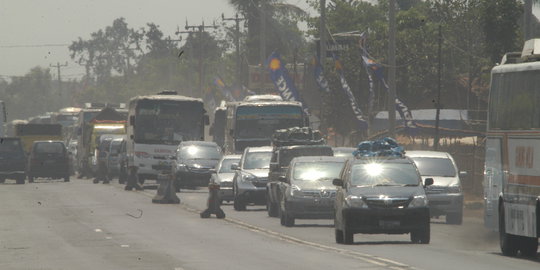 Setelah antre panjang 4 KM, kini gerbang Tol Merak lancar