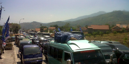 Nagreg masih padat, waktu tempuh Bandung-Garut 5 jam