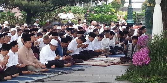 Jokowi pilih Salat Id di Balai Kota ketimbang Istiqlal