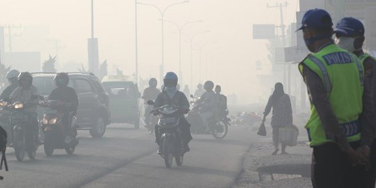 Suasana Lebaran warga Riau terganggu akibat kebakaran hutan