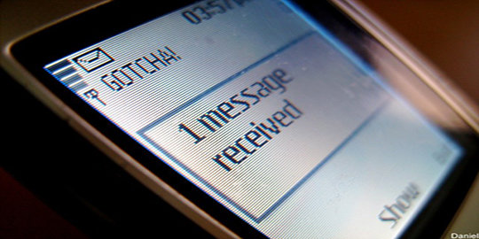 dalam sms
