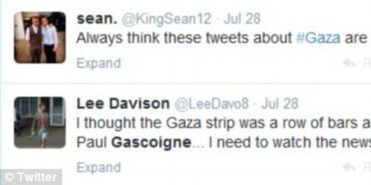 Pengguna Twitter banyak mengira Gaza nama pemain bola