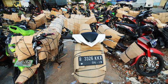 Angkutan motor gratis diminati pemudik saat arus balik