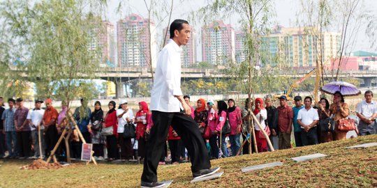 4 Curhat Jokowi soal kondisi Waduk Ria Rio dan Pluit