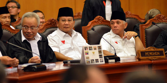 Suasana sidang perdana sengketa Pilpres di MK