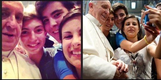 Paus Fransiskus ajak remaja kurangi chatting di smartphone