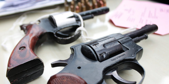 Petugas taman DKI temukan pistol rakitan di area ITC Cempaka Mas