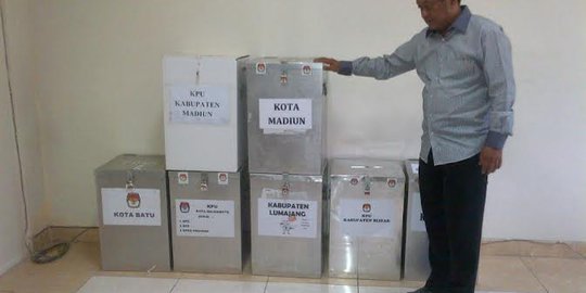 KPU Kota Kediri buka seluruh kotak suara