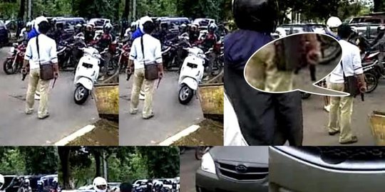 pemotor kapten lutfi keluarkan pistol rev2
