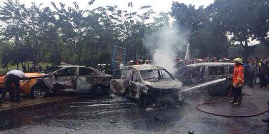 2 Korban mobil terbakar di Bintaro masih jalani perawatan