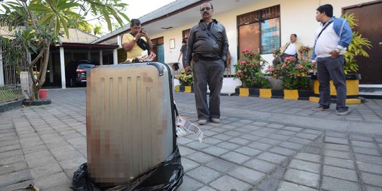 Ini koper berisi mayat wanita AS yang gegerkan Bali