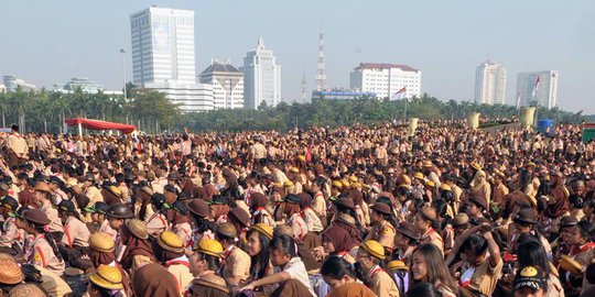 Pramuka wajib bersentuhan dengan teknologi