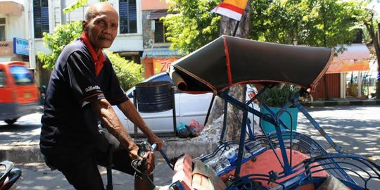 Kisah miris Rohadi, veteran perang yang jadi tukang becak