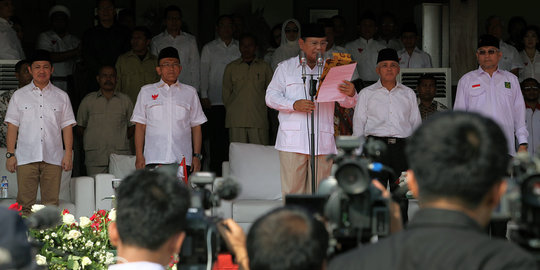Peringati HUT RI, Prabowo bacakan teks proklamasi