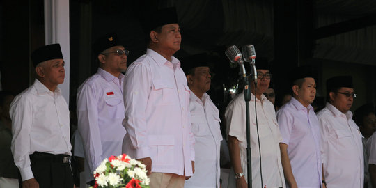 5 Cerita Prabowo pimpin upacara HUT RI di Cibinong