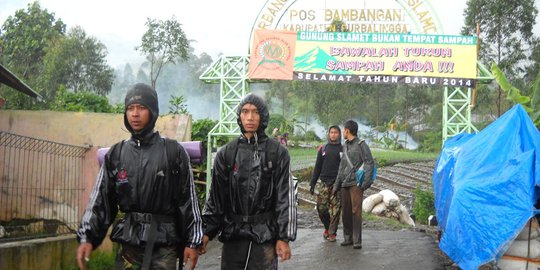 Siaga level III, 56 Ribu masker disebar 5 wilayah Gunung Slamet