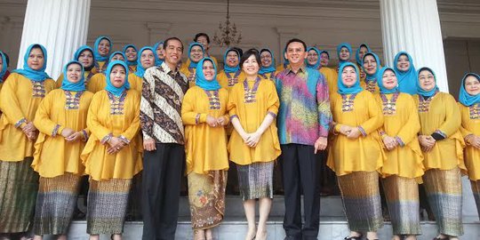 Jokowi pamer kesuksesan bereskan Rusun Marunda di depan ibu PKK