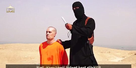 Anggota ISIS penggorok leher jurnalis AS berlogat British