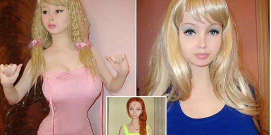 Gadis asal Ukraina ini jadi 'Manusia Barbie' termuda