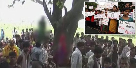 Gadis India tewas dan digantung di pohon tak diperkosa