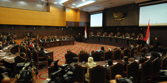 Ini poin-poin penting putusan MK tolak gugatan Prabowo-Hatta