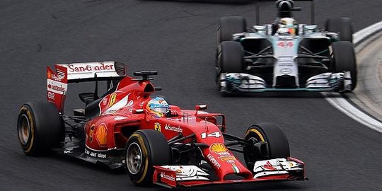 5 Balap Formula 1 paling seru di paruh pertama musim 2014