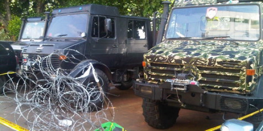 Kehebatan truk Unimog 1300L yang dipakai massa Prabowo